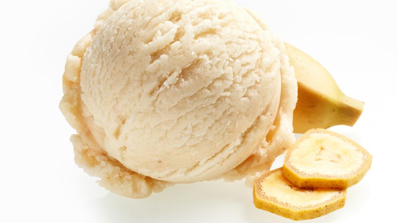 Gelato alla banana vegan