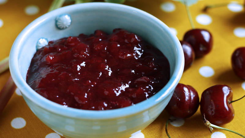 Marmellata di ciliegie facile