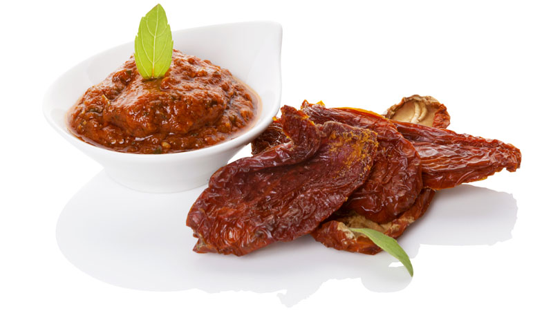 Salsa di pomodori secchi e avocado