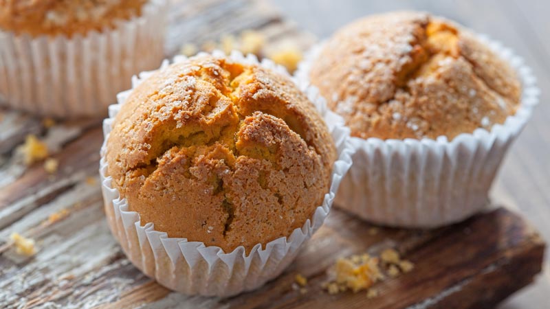 zucca 3 muffin dolci