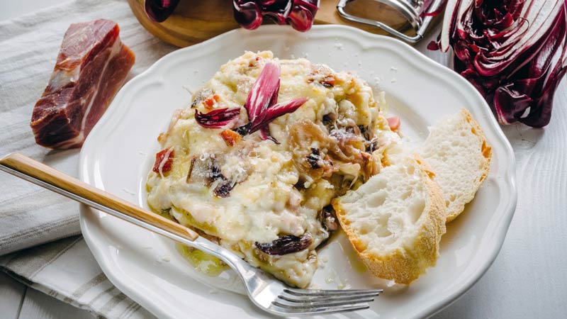 menu capodanno bimby lasagne radicchio speck