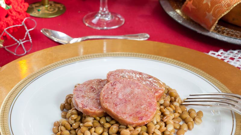 lenticchie e cotechino