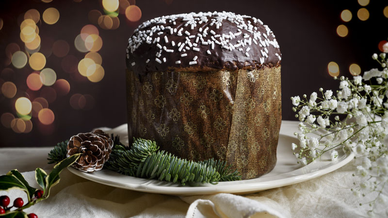 torta panettone cioccolato