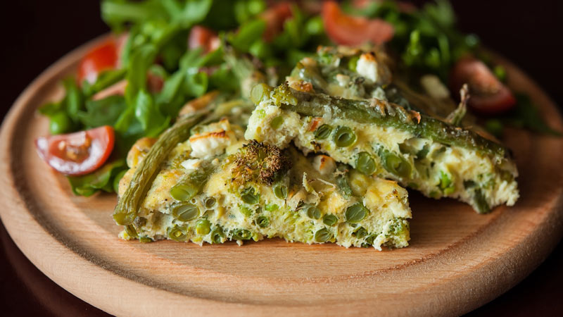 frittata con asparagi