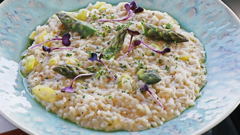 risotto punte di asparagi