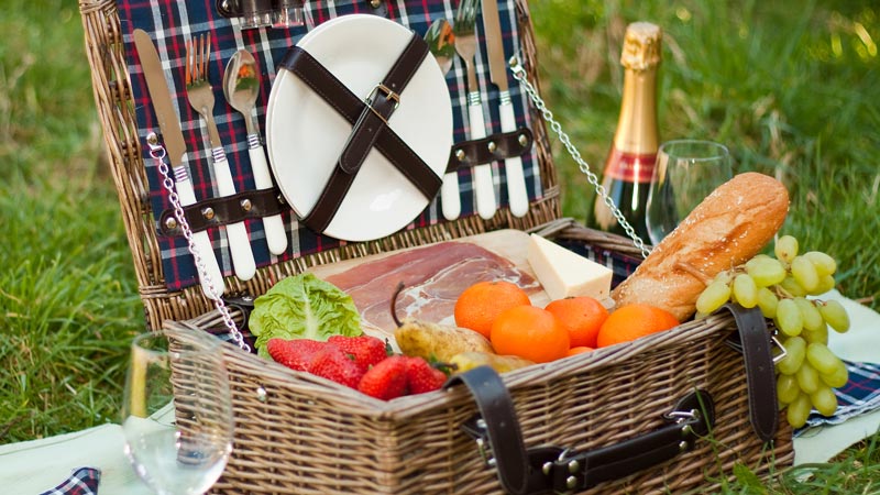 picnic cestino dettaglio