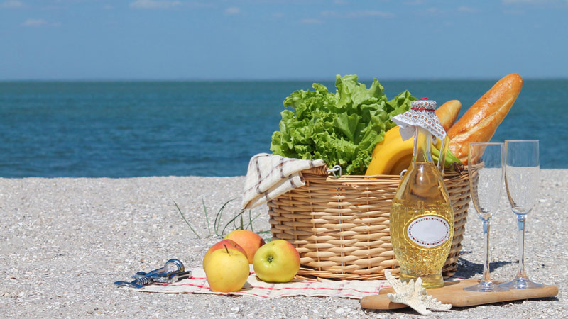 picnic spiaggia