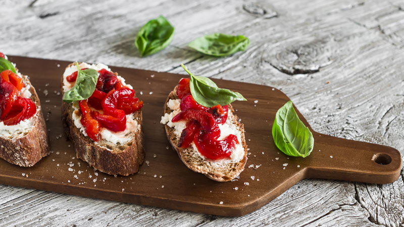 peperoni bruschetta