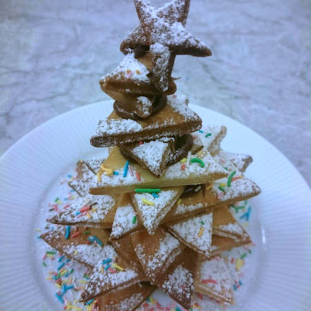 Albero di Natale biscotti e cioccolato