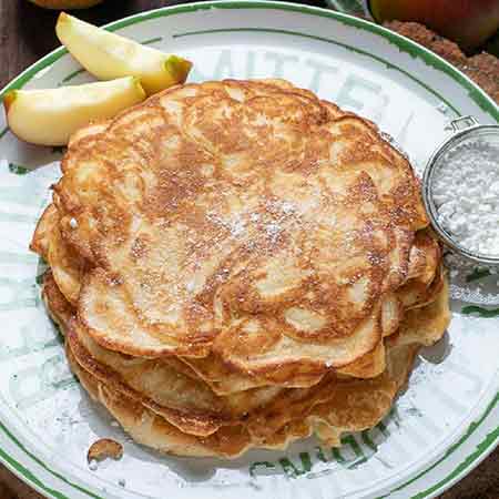 Apfelpfannkuchen pancake alle mele