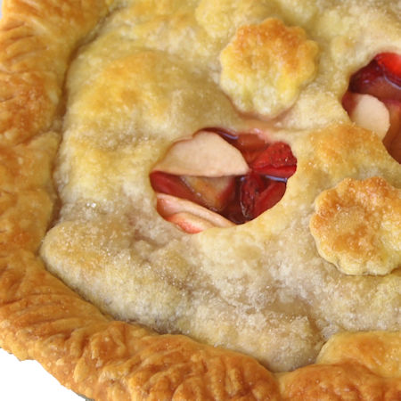 Apple pie mele e fragole vegan