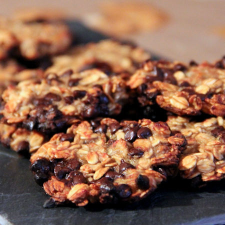 Barrette integrali banana e cioccolato