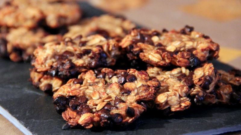 Barrette integrali banana e cioccolato