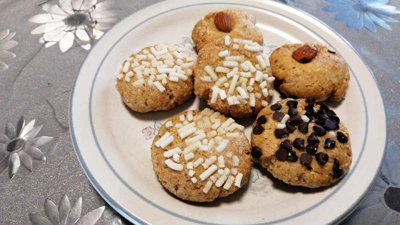 Biscotti alle mandorle e farina di ceci