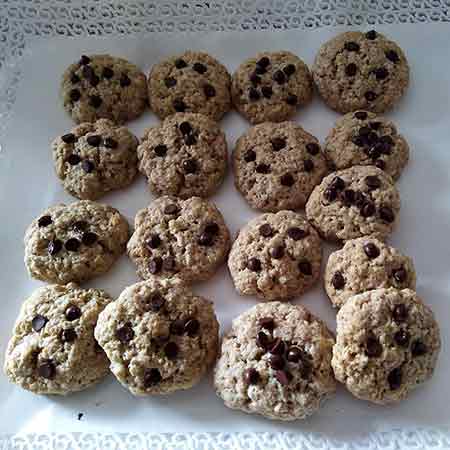 Biscotti cereali e cioccolato