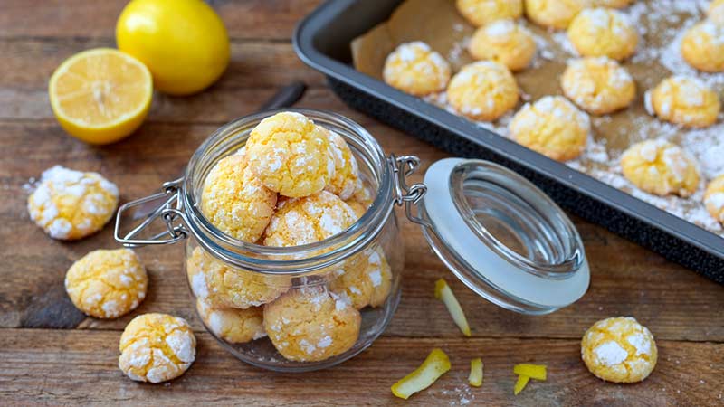 Biscotti Crinkle Al Limone Ricette Bimby