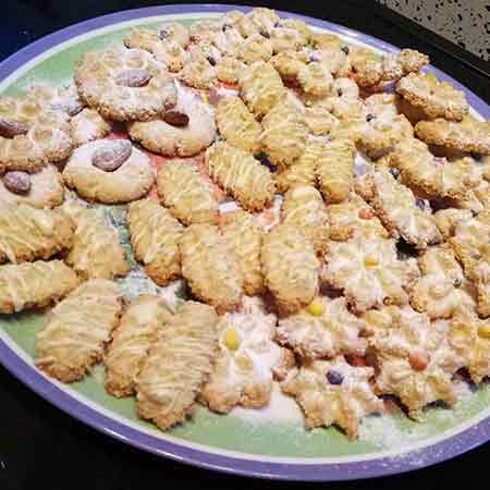 Biscotti di frolla montata al cocco