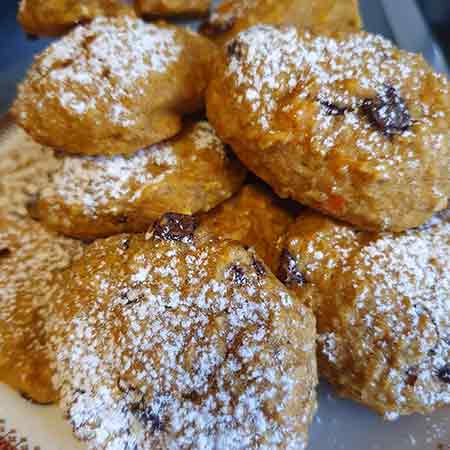 Biscotti leggeri zucca e cioccolato