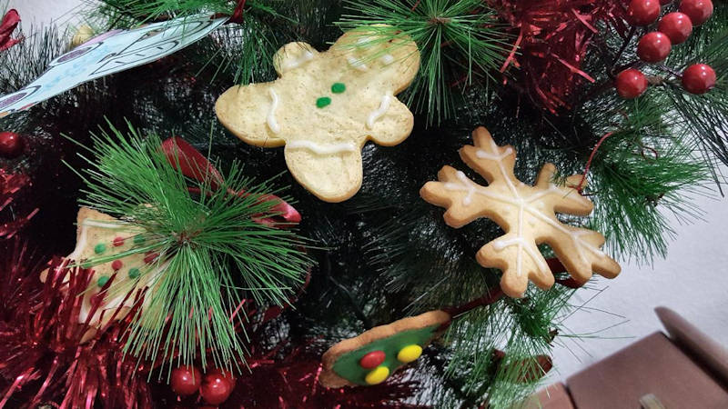Biscotti light per albero di Natale
