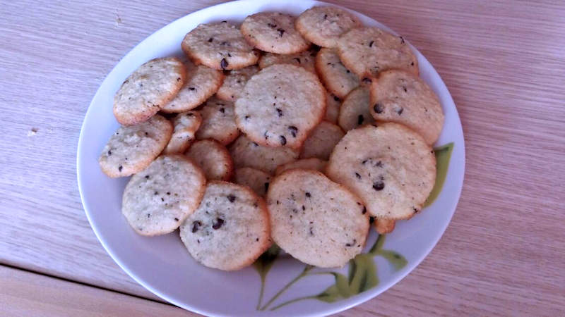 Biscotti morbidi cocco e cioccolato