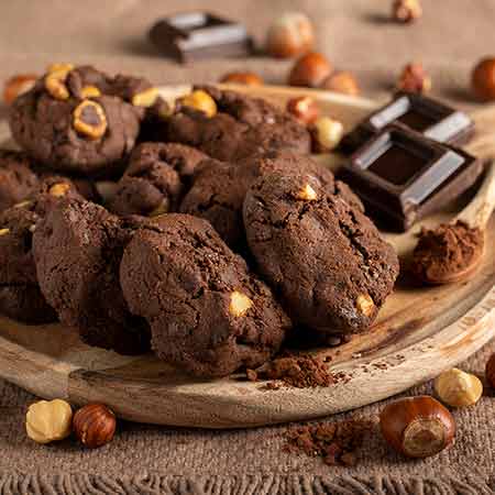 Biscotti moretti con nocciole