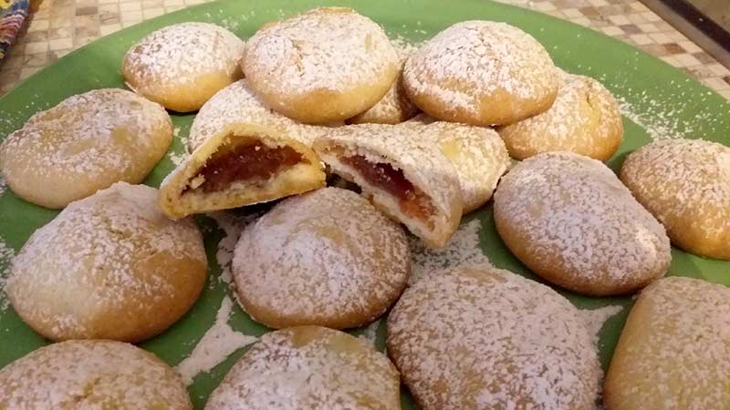 Biscotti ripieni senza burro