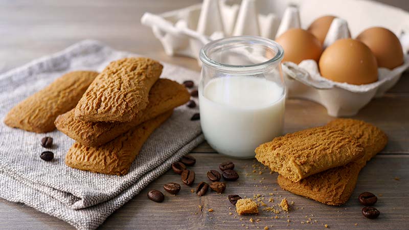 Biscotti semplici al caffè