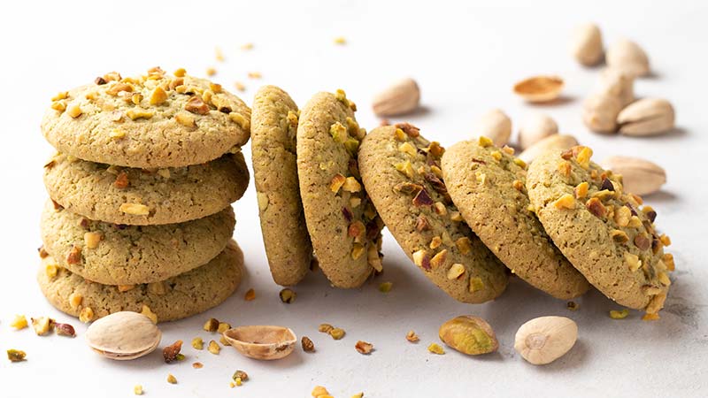 Biscotti semplici al pistacchio