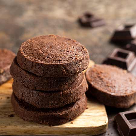 Biscotti vegani al cioccolato