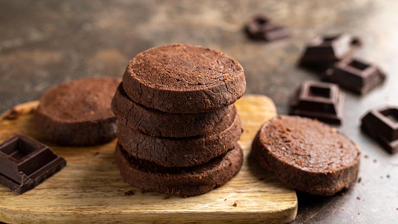 Biscotti vegani al cioccolato