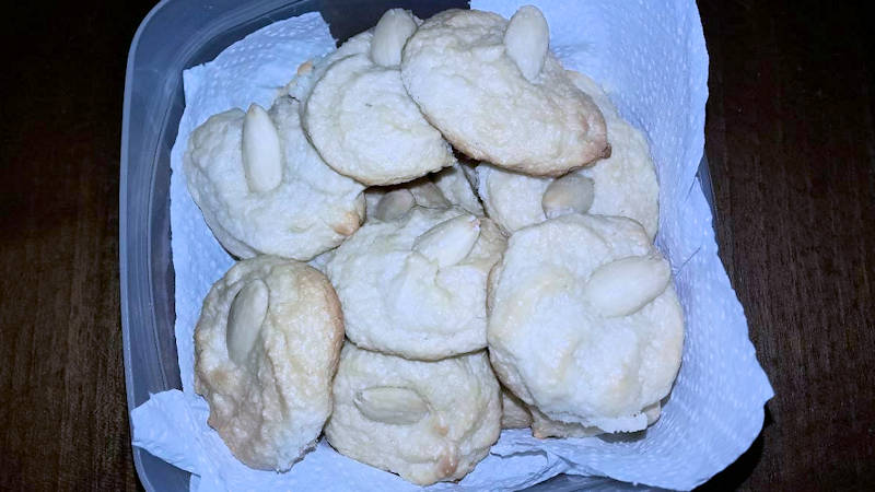 Biscotti veloci alle mandorle