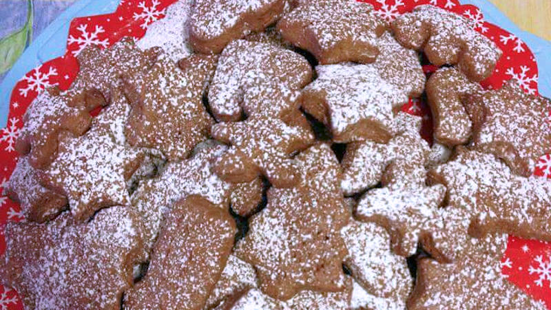 Biscottini di Natale al cacao