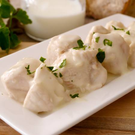 Bocconcini di pollo al latte