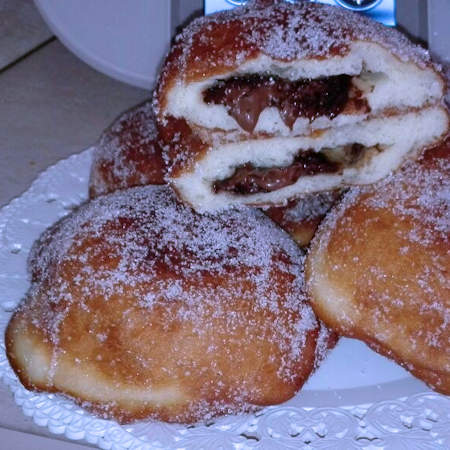 Bomboloni alla Nutella