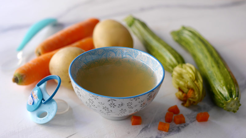 Brodo vegetale per svezzamento - Ricette Bimby