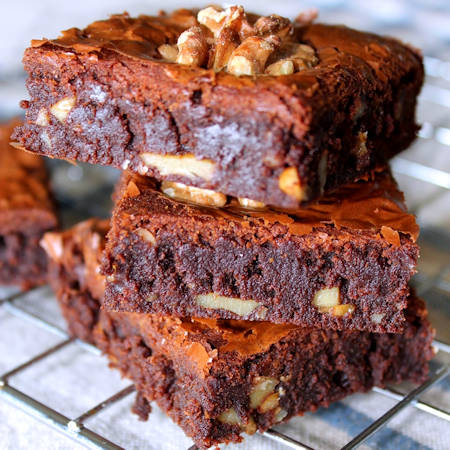 Brownies alle noci di Nigella