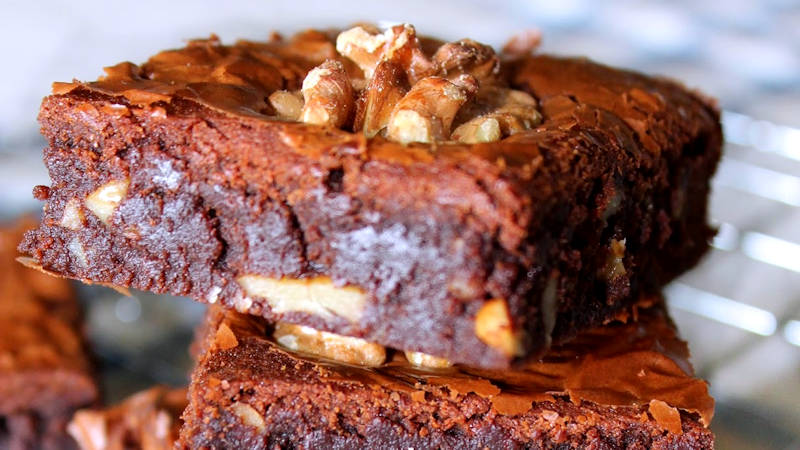 Brownies alle noci di Nigella