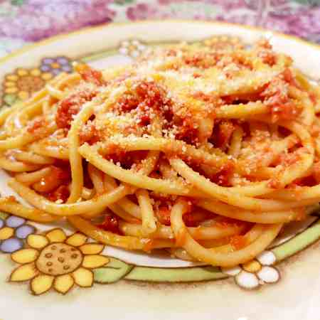 Bucatini all'amatriciana