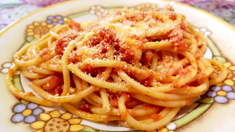 Bucatini all'amatriciana