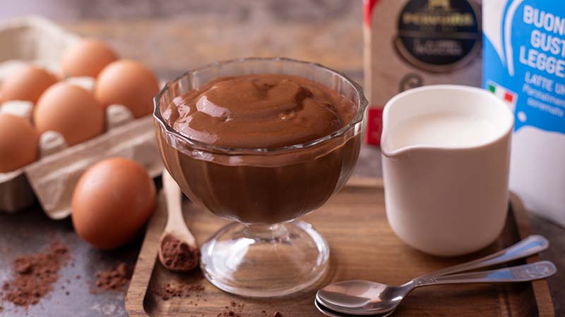 Budino Danette al cioccolato