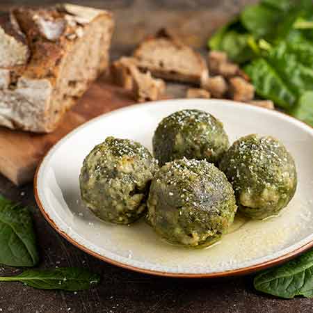 Canederli agli spinaci