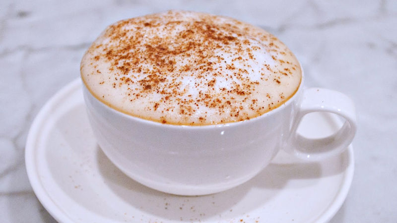 Cappuccino con caffè solubile