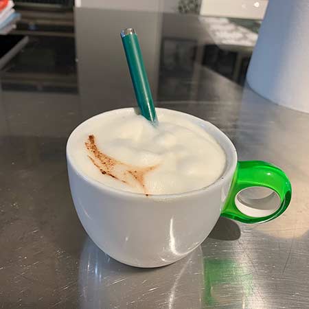 Cappuccino con latte di soia