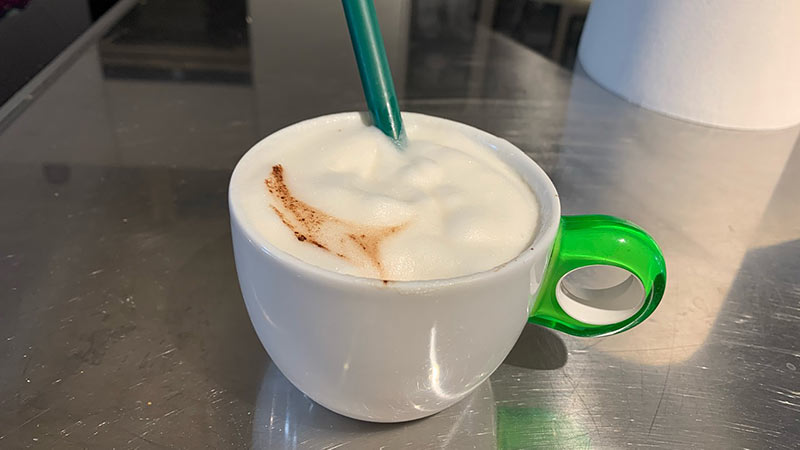 Cappuccino con latte di soia