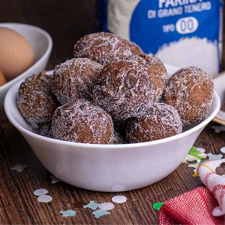 Castagnole al cioccolato