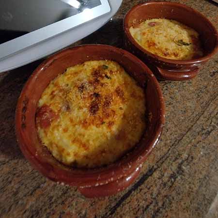 Cavolfiore con besciamella e prosciutto cotto