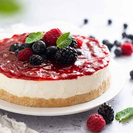 Cheesecake ai frutti di bosco