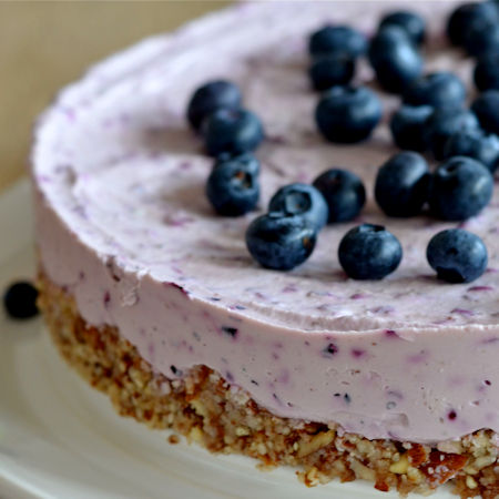 Cheesecake ai mirtilli cotta