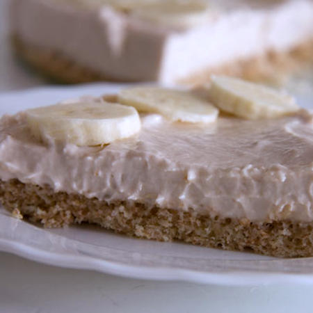 Cheesecake alla banana