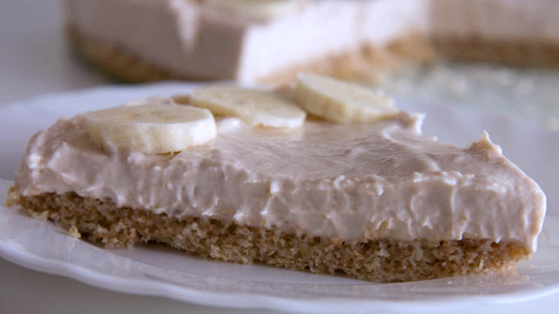 Cheesecake alla banana